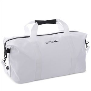 White Lacoste Perfumes new bag
